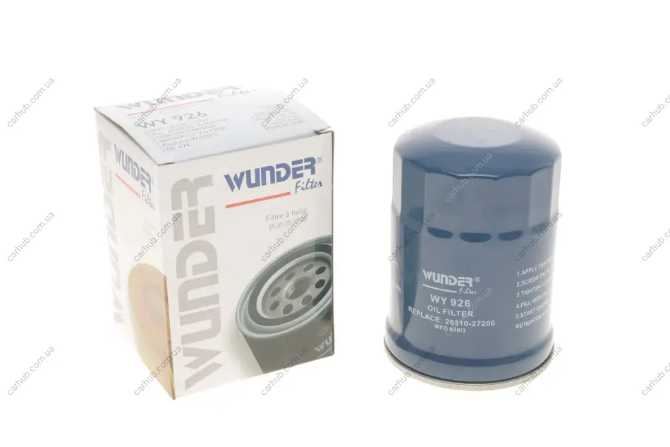 Фільтр масляний VW T4 1.9TDI WUNDER FILTER WY 926 (фото 1)
