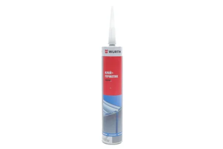 Клей-герметик комбінований поліуретановий K+D (300ml) (чорний) WURTH 08901003