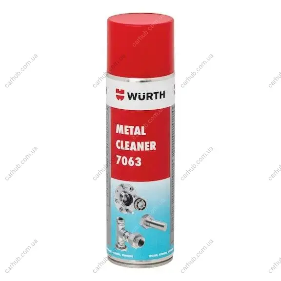 Засіб для чистки металу Metal Cleaner 7063 (500ml) WURTH 0890107063 (фото 1)