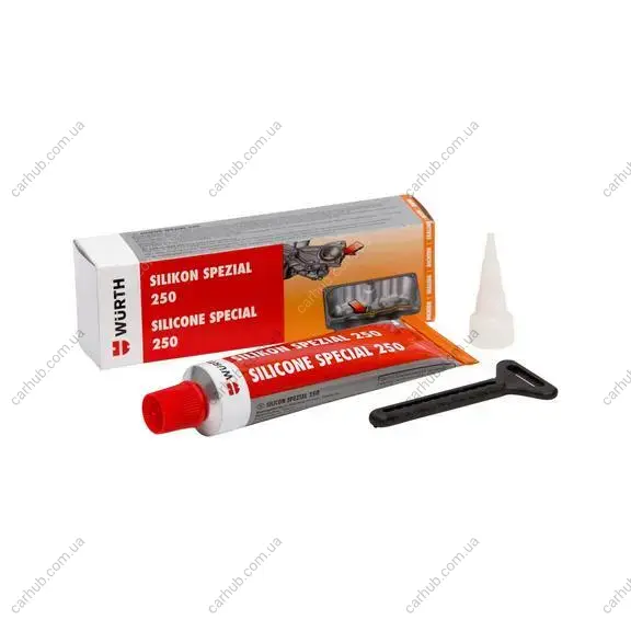 Герметик SILICONE SPECIAL 250 (+ 300C) (70ml) WURTH 0890323 (фото 1)