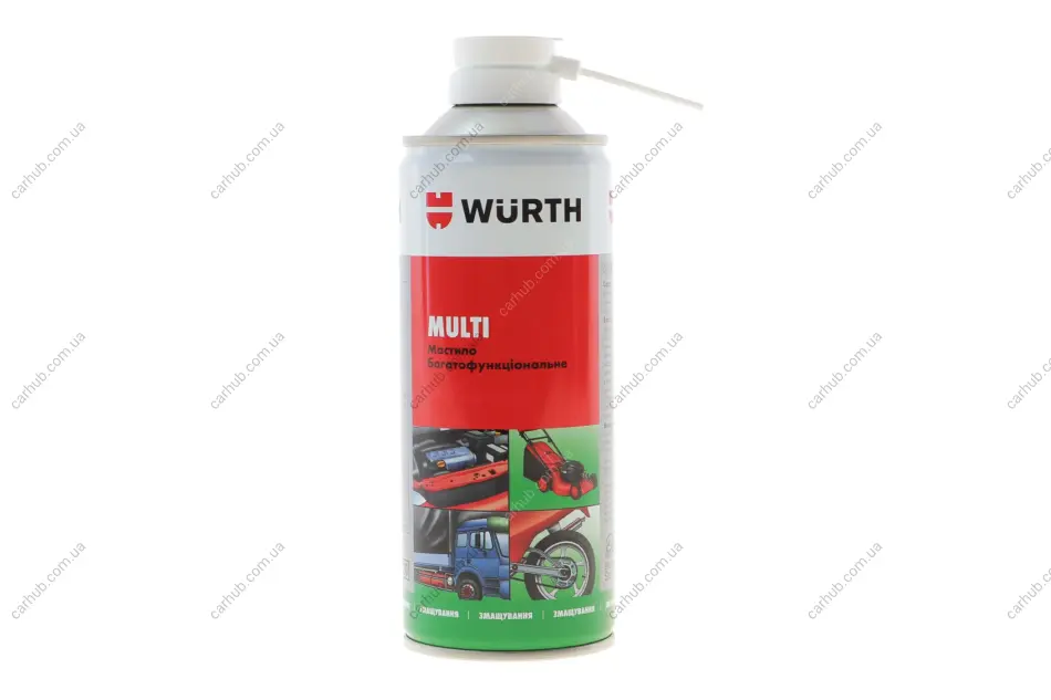 Спрей мастильно-очищаючий MULTI універсальний (400ml) WURTH 089305540 (фото 1)