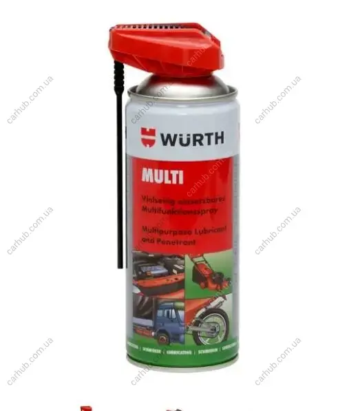 Спрей мастильно-очищаючий MULTI-COBRA універсальний (400ml) WURTH 0893055400 (фото 1)