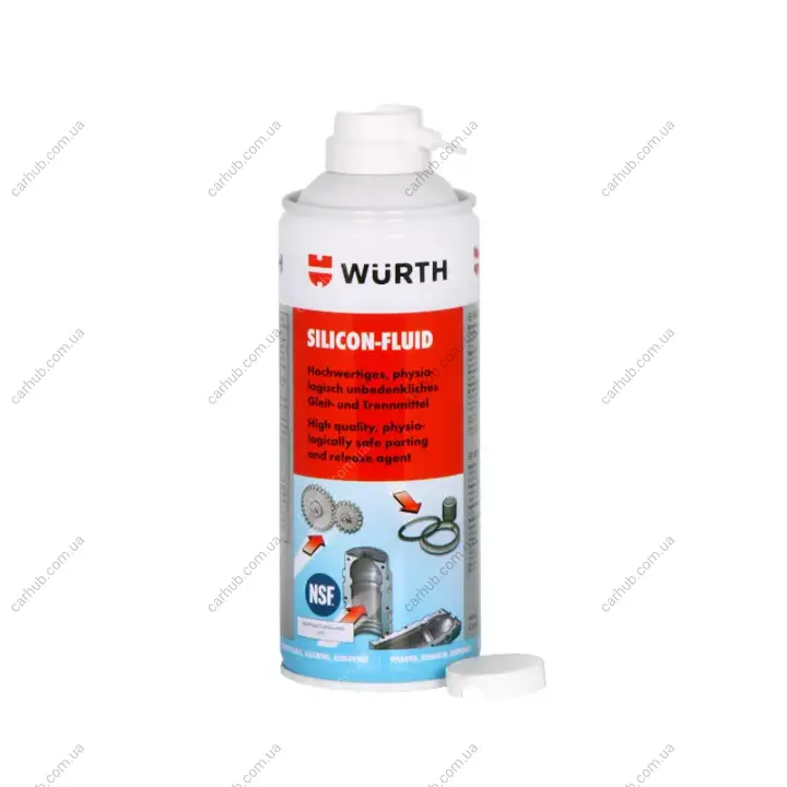 Змазка силіконова SILICON FLUID (400ml) WURTH 0893221000 (фото 1)