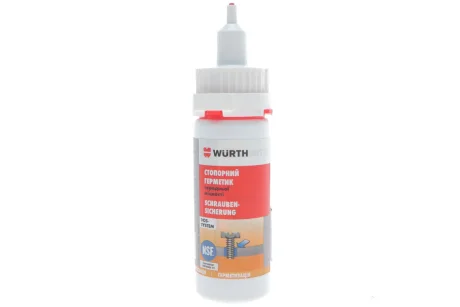 Фіксатор різьби (синій) 25g (від -55°С до +150°С) WURTH 0893243025