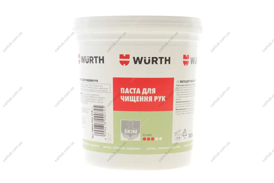 Паста для рук (1л) WURTH 0893955210 (фото 1)
