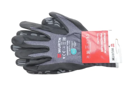 Рукавиці захисні з нітриловим покриттям TIGERFLEX PLUS (Т.9) WURTH 0899411019