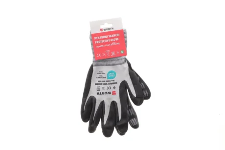 Рукавиці з нітриловим покриттям (L) TIGERFLEX PLUS ECOLINE WURTH 0899411029