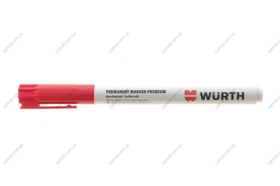 Маркер перманентний чорнильний Premium 1 мм (червоний) WURTH 0967915312 (фото 1)