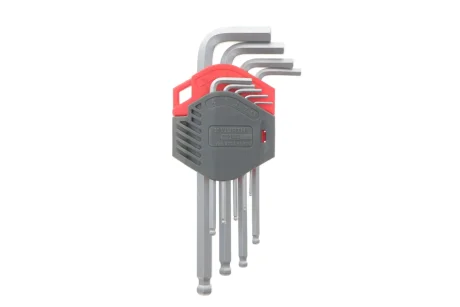 Набір ключів Г-под. Hex з круглим кінцем 1.5-10 мм RED STRIPE WURTH 575241100