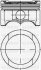 Поршень с кольцами і пальцем (размер отв. 81.01/STD) Caddy 1.6 Golf V/VI 1.6 (4ц.) (BFQ) бензин YENMAK 3104316000 (фото 1)