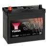 Акумулятор 12В 45Агод./400А YBX3000 SMF (L+ стандартні клеми) 238x129x225 B00 - без монтажного фланця (пусковий) YUASA YBX3057 (фото 1)
