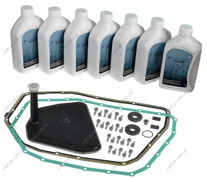 Комплект для заміни оливи АКПП Audi A6/A8/VW Phaeton 3.7-6.0 02-11 LifeguardFluid 8 (+ масло) ZF 1071.298.027 (фото 1)