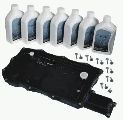 Комплект для заміни оливи АКПП BMW 3 (F30) 320i/320d 12-/X5 (F15) 15- (8P75PH/XPH) (+олива LifeGuar) ZF 1102.298.019 (фото 1)