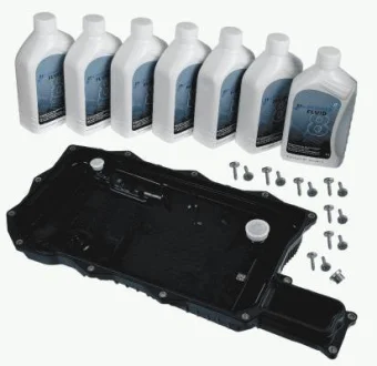 Комплект для заміни оливи АКПП BMW 3 (F30) 320i/320d 12-/X5 (F15) 15- (8P75PH/XPH) (+олива LifeGuar) ZF 1102.298.019