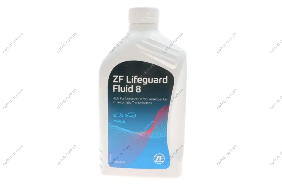 Олива АКПП ATF (1L) Lifeguard Fluid 8 ступка (зелена) (S671.090.312) ZF 550030472 (фото 1)