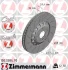 Диск гальмівний (передній) Audi RS4/RS5 12- (375x36) (з покриттям) (з отворами) (вент) ZIMMERMANN 100.3384.70 (фото 1)