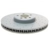Диск тормозной (передний) BMW 5 (G30/G31)/7 (G11/12)/ X5 (G05) 16-(374x36) (с покрытием) (вент.) ZIMMERMANN 150.2955.52 (фото 5)