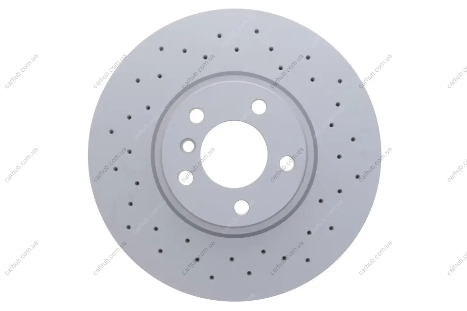 Диск гальмівний (передній) BMW X5 (E70/F15/F85)/X6 (E71/E72/F16/F86) 07- (348x30) (з отворами (вент.) ZIMMERMANN 150.3448.52 (фото 1)