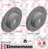Диск гальмівний BLACK Z ZIMMERMANN 150345053 (фото 1)