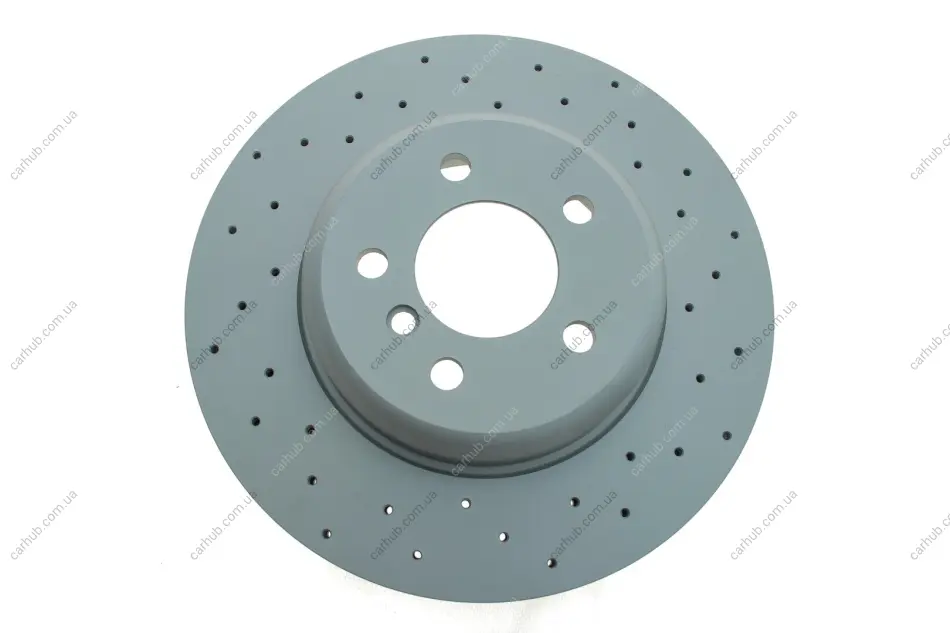 Диск гальмівний (задній) BMW 5 (F10/F11)/6 (F06/F13)/7 (F01-04) 09- (345x24) (з отворами) (вент.) ZIMMERMANN 150.3480.52 (фото 1)
