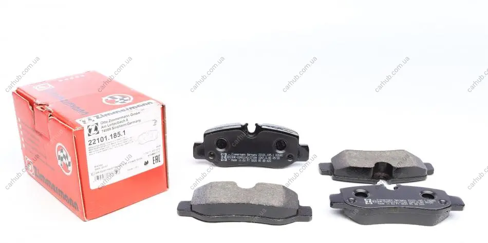 Колодки гальмівні (задні) MB Vito (W447) 14- (Brembo) ZIMMERMANN 22101.185.1 (фото 1)