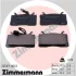 Колодки гальмівні дискові, комплект ZIMMERMANN 225071602 (фото 1)