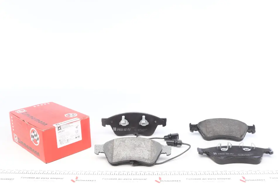 Колодки гальмівні (передні) VW Phaeton/ Audi A6/A8 04-16 (Ate-Teves) (з датчиком) ZIMMERMANN 23896.205.2 (фото 1)