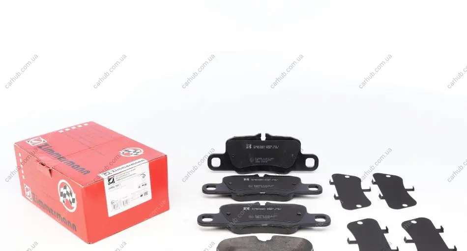 Колодки гальмівні (задні) Porsche 911/Panamera 09- (Brembo) ZIMMERMANN 24554.160.1 (фото 1)