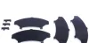 Колодки гальмівні (передні) Suzuki SX4/ Vitara 1.4 T/1.6 14- (з датчиком) (Akebono) ZIMMERMANN 25979.170.1 (фото 2)