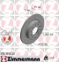 Диск гальмівний (задній) Mazda 3 13- (265x9) (з покриттям) (повний) ZIMMERMANN 370.3055.20 (фото 5)