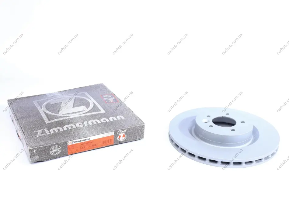 Диск гальмівний (передній) Land Rover Discovery IV 09-/Range Rover Sport 09-13 (360x30)(з покр)(вент) ZIMMERMANN 450.5202.20 (фото 1)