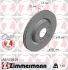 Диск гальмівний Coat Z ZIMMERMANN 450522820 (фото 1)