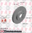 Диск гальмівний Coat Z ZIMMERMANN 590281820 (фото 1)